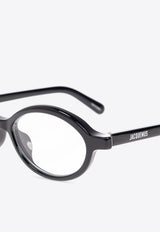 Jacquemus Oval-Framed Optical Glasses Transparent JAC123 0-C1OPT