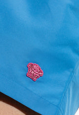 Embroidered Medusa Swim Shorts