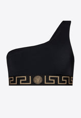 Greca Border One-Shoulder Bikini Top