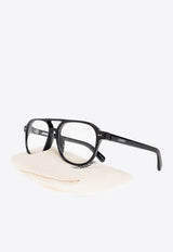Jacquemus Aviator-Framed Optical Glasses Transparent JAC139 0-C1OPT