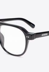Jacquemus Aviator-Framed Optical Glasses Transparent JAC139 0-C1OPT