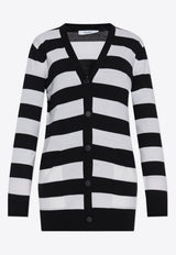 Fiemme Striped Wool Cardigan
