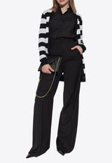 Fiemme Striped Wool Cardigan