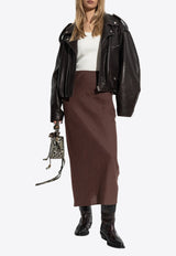 Logo Appliqué Ribbed Tank Top