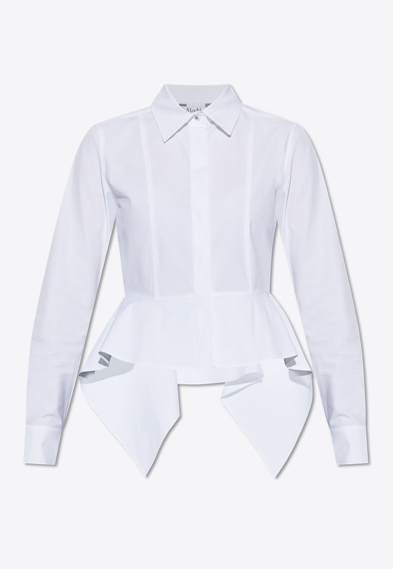 Max Mara Gamma Asymmetric Button-Up Shirt GAMMA 2521116011-001