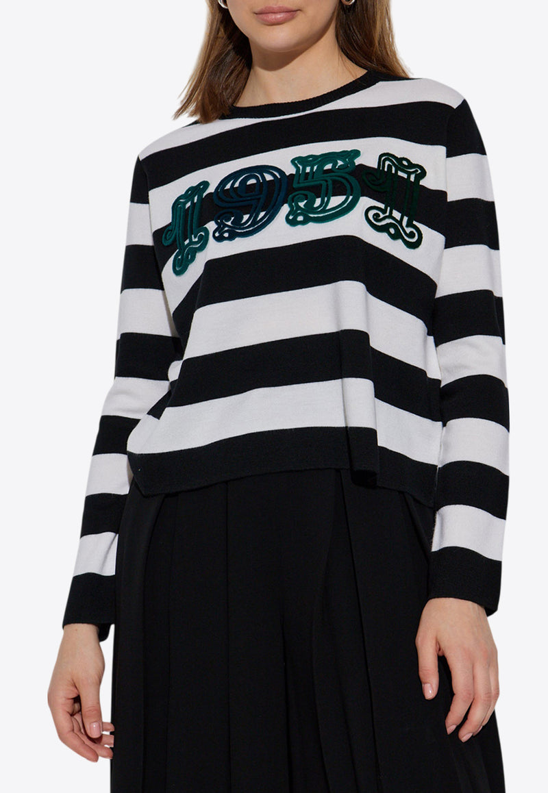 Max Mara Viterbo Striped Wool Sweater VITERBO 2521366091-007