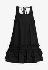 GANNI Dress with Straps Black W0905 6479-099