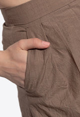 Max Mara Teruel Wide-Leg Pleated Wool Pants TERUEL 2521136081-005