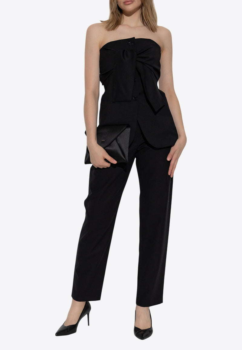 Max Mara Veruska Blazer-Inspired Bustier Top VERUSKA 2521166031-004