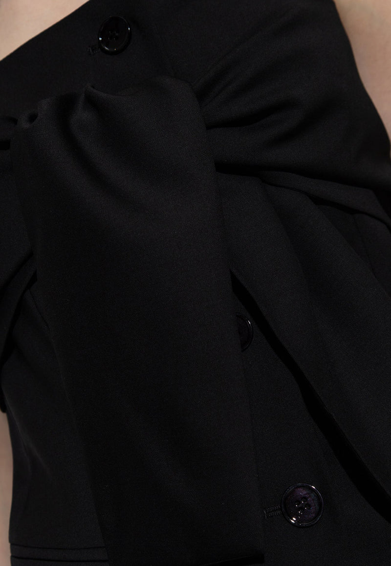 Max Mara Veruska Blazer-Inspired Bustier Top VERUSKA 2521166031-004