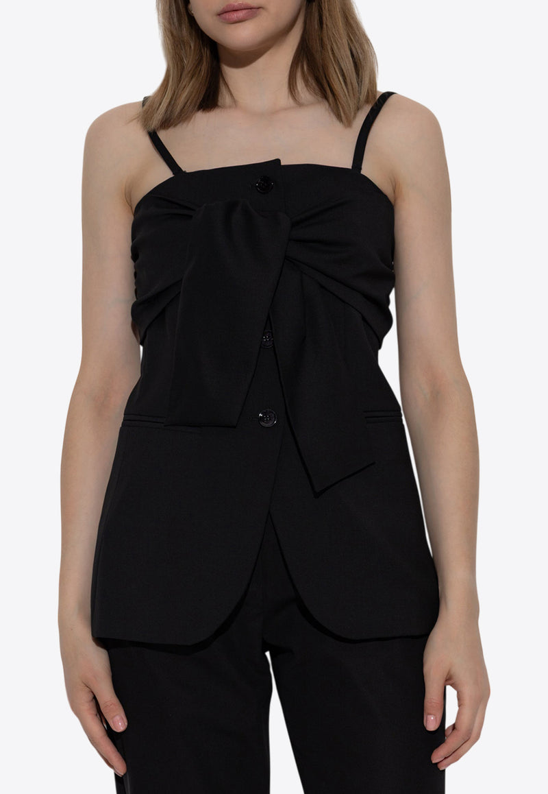 Max Mara Veruska Blazer-Inspired Bustier Top VERUSKA 2521166031-004