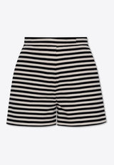 Onirica High-Rise Striped Shorts