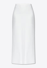 Vernice Logo Flared Maxi Skirt