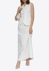Vernice Logo Flared Maxi Skirt