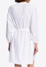 Balloon-Sleeved Tunic Dress