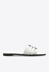 Ines Leather Flat Sandals