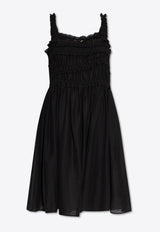 Sleeveless Rushed Mini Dress