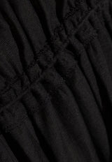 Sleeveless Rushed Mini Dress