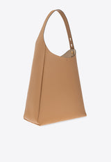 Large Romy Leather Shoulder Bag