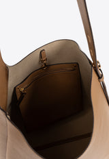 Large Romy Leather Shoulder Bag