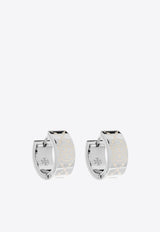 Small T Monogram Hoop Earrings