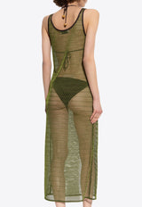 Mesh Midi Cover-Up Dress