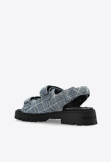 Quilted Denim Sunny Sandals