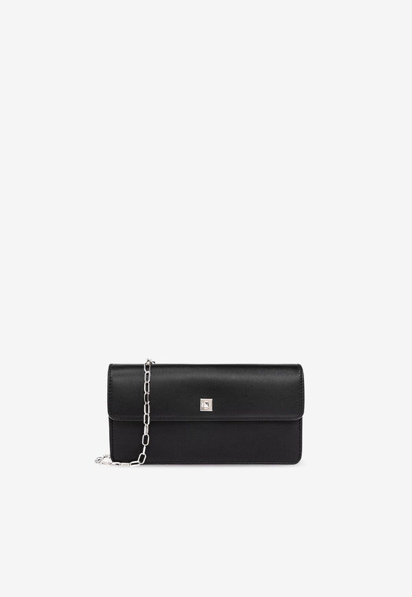 Max Mara Clutchy Patent Leather Chain Clutch CLUTCHY 2524716051-001