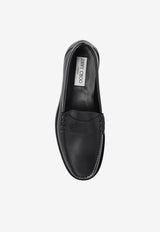Ethan Shiny Leather Loafers