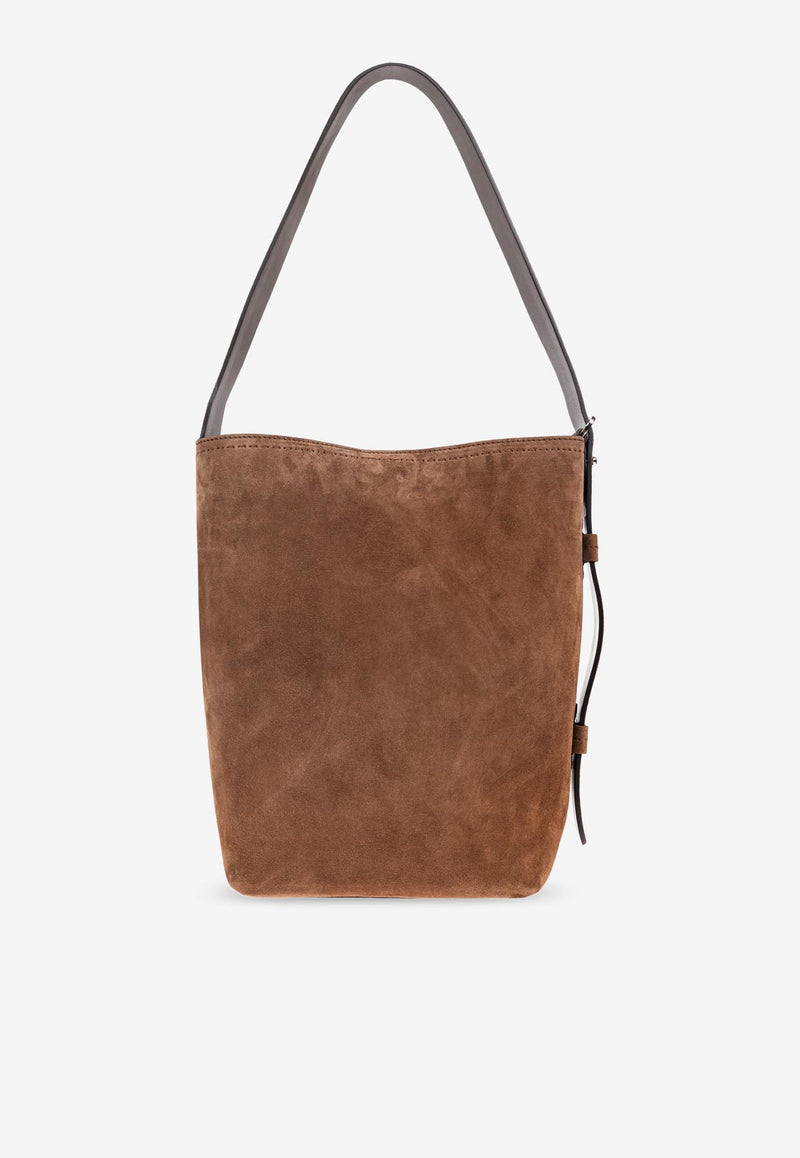 Max Mara Archeti Suede Shoulder Bag ARCHETIPO1SV3 2524516081-002