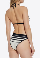 Tom Ford Striped Triangle Bikini