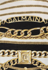 Balmain Baroque Print Crewneck T-shirt