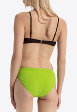 Tory Burch Logo Embroidered Bikini Bottom