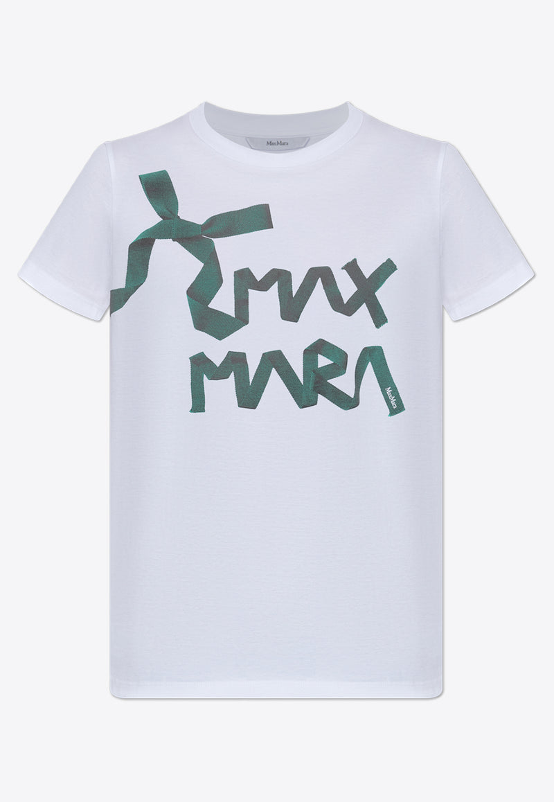 Max Mara Calcio Printed Logo T-shirt CALCIO 2521946061-010