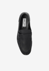 Jimmy Choo Ellis Leather Loafers ELLIS LOAFER M SLY-BLACK