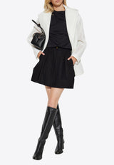 Max Mara Diorama Double-Breasted Mesh Coat