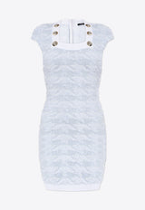 Balmain Tweed Mini Dress with Lurex Thread