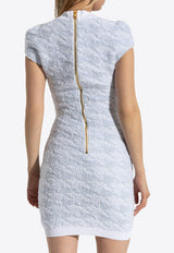 Balmain Tweed Mini Dress with Lurex Thread