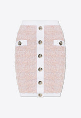 Balmain Tweed Skirt with Lurex Thread