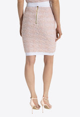 Balmain Tweed Skirt with Lurex Thread