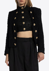 Balmain Edge-to-Edge Tweed Jacket