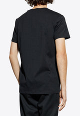 Balmain Logo Print Crewneck T-shirt