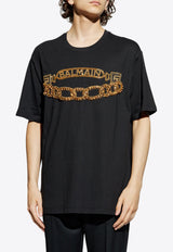 Balmain Embellished Chain T-shirt