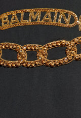 Balmain Embellished Chain T-shirt
