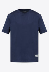 Balmain Small Logo Stamp Print T-shirt