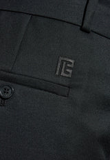 Balmain Straight-Leg Tailored Wool Pants