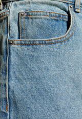 Balmain Straight-Leg Washed-Out Jeans