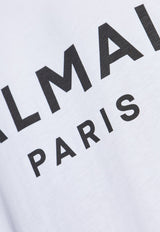 Balmain Logo Print Crewneck T-shirt