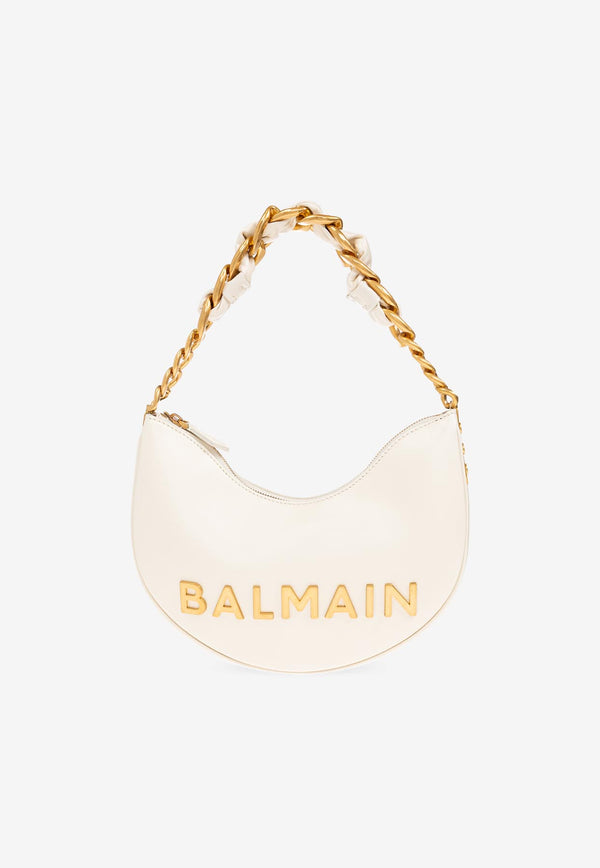 Balmain 1945 Soft Moon Calfskin Shoulder Bag FN1BQ954 LTFL-0DA