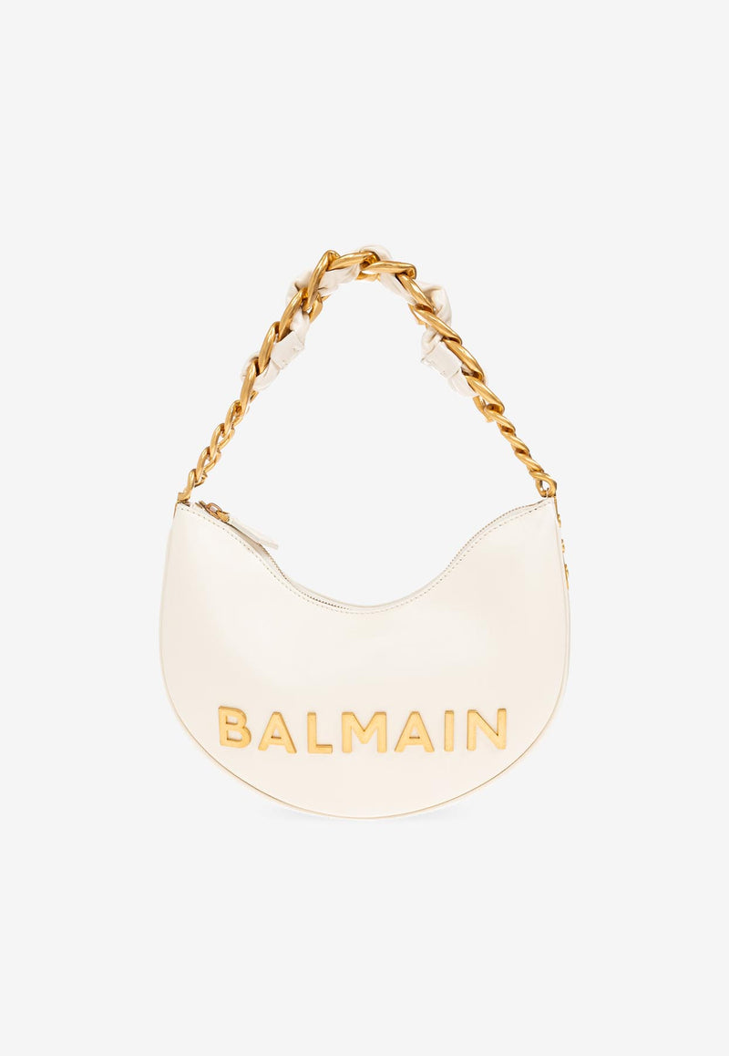 Balmain 1945 Soft Moon Calfskin Shoulder Bag FN1BQ954 LTFL-0DA